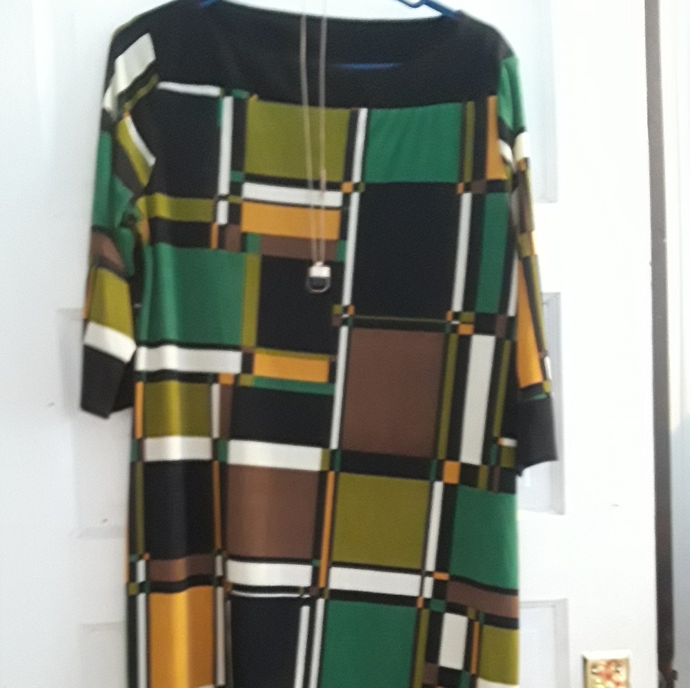 Mod Block Shift Dress